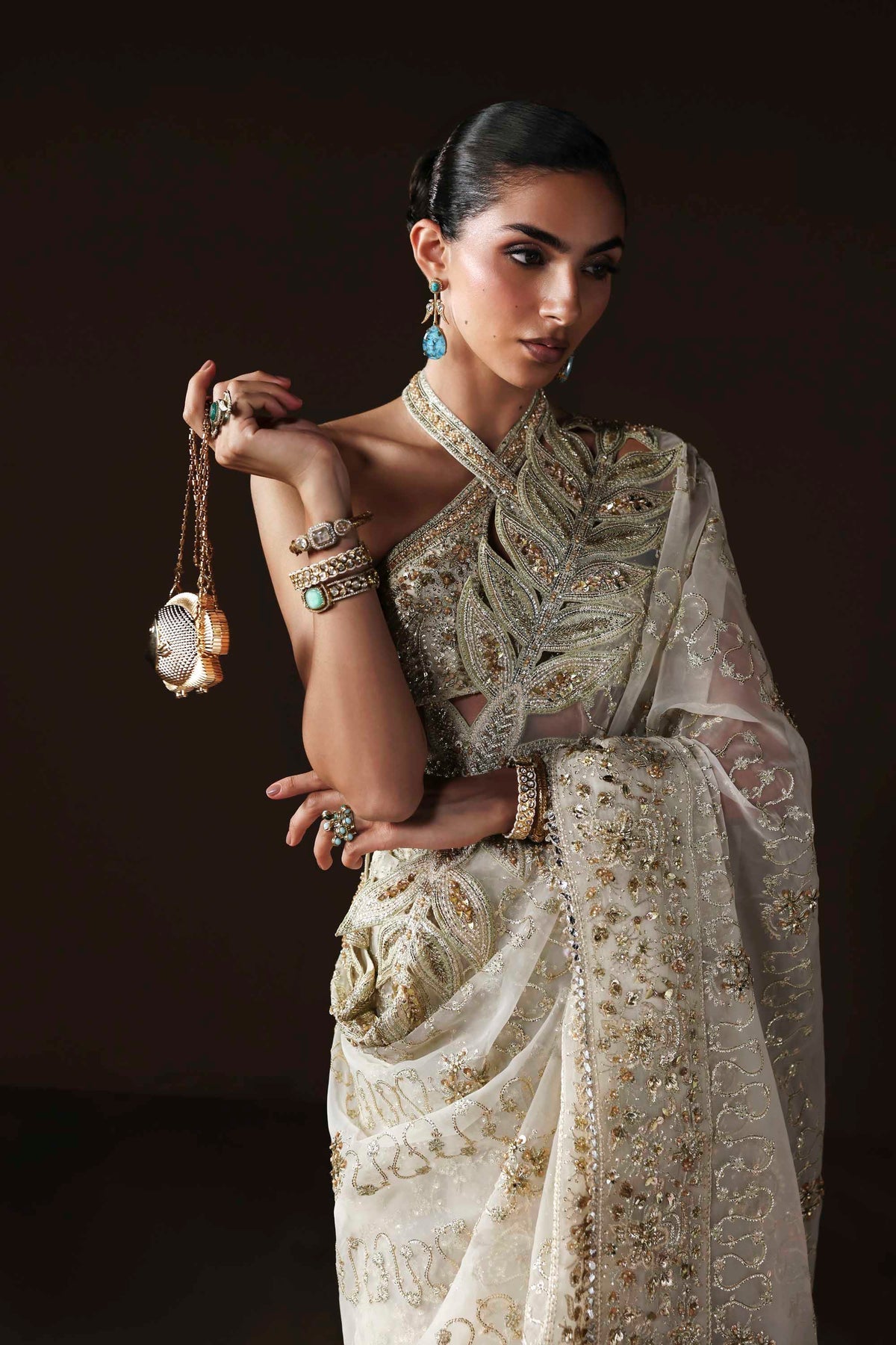 Akbar Aslam | Luxury Formals | Luna - Formal Dress - available at Maria Faisal in UK and USA.