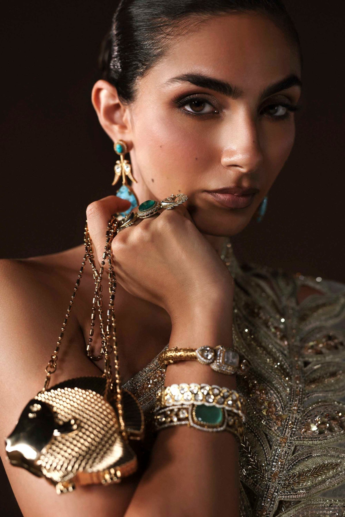Akbar Aslam | Luxury Formals | Luna - Formal Dress - available at Maria Faisal in UK and USA.