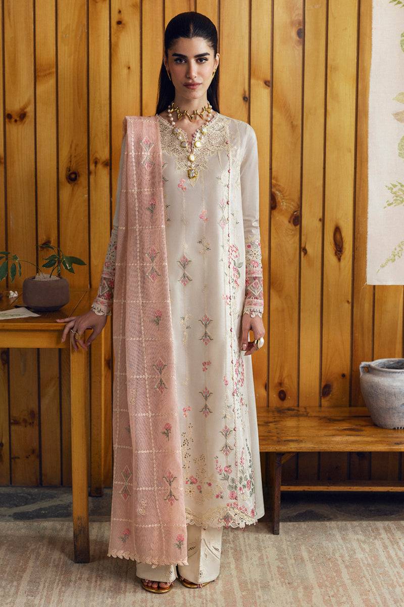 Qalamkar | Qlinekari Lawn | DC-07 Tyrah by Maria Faisal - Registered Vendor of : Qalamkar - type : Ladies Clothes - 100% original wedding dresses