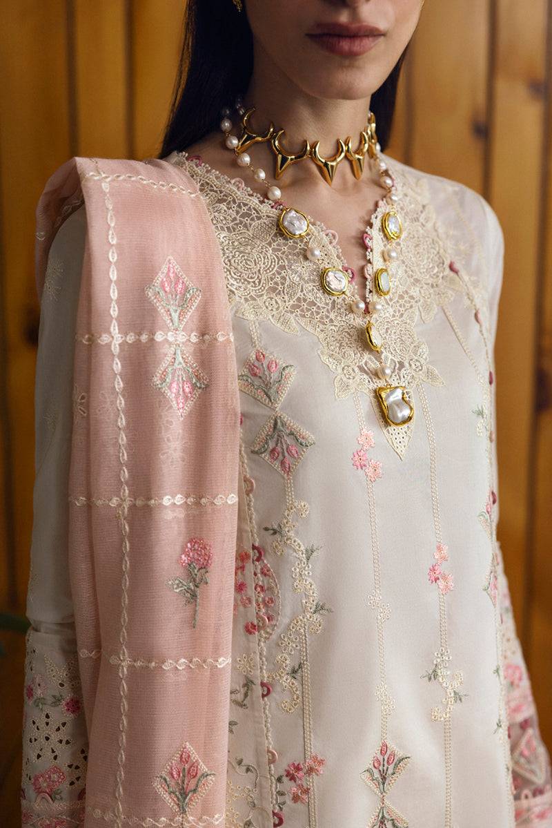 Qalamkar | Qlinekari Lawn | DC-07 Tyrah by Maria Faisal - Registered Vendor of : Qalamkar - type : Ladies Clothes - 100% original wedding dresses