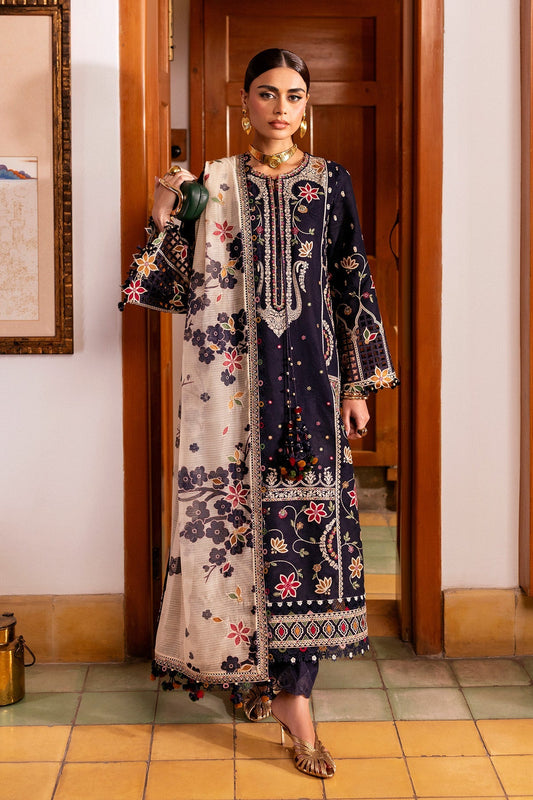 Jazmin | Shahkaar Luxury Eid Lawn SS26 | SL26-D07 - Luxury Dress - available at Maria Faisal in UK and USA.