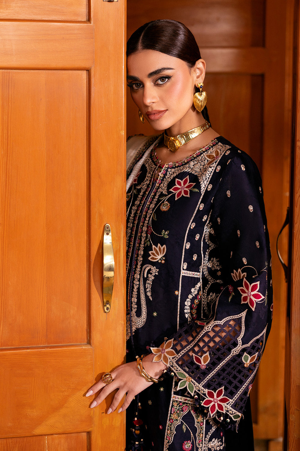 Jazmin | Shahkaar Luxury Eid Lawn SS26 | SL26-D07 - Luxury Dress - available at Maria Faisal in UK and USA.