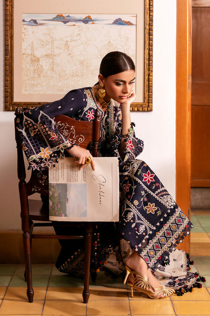 Jazmin | Shahkaar Luxury Eid Lawn SS26 | SL26-D07 - Luxury Dress - available at Maria Faisal in UK and USA.