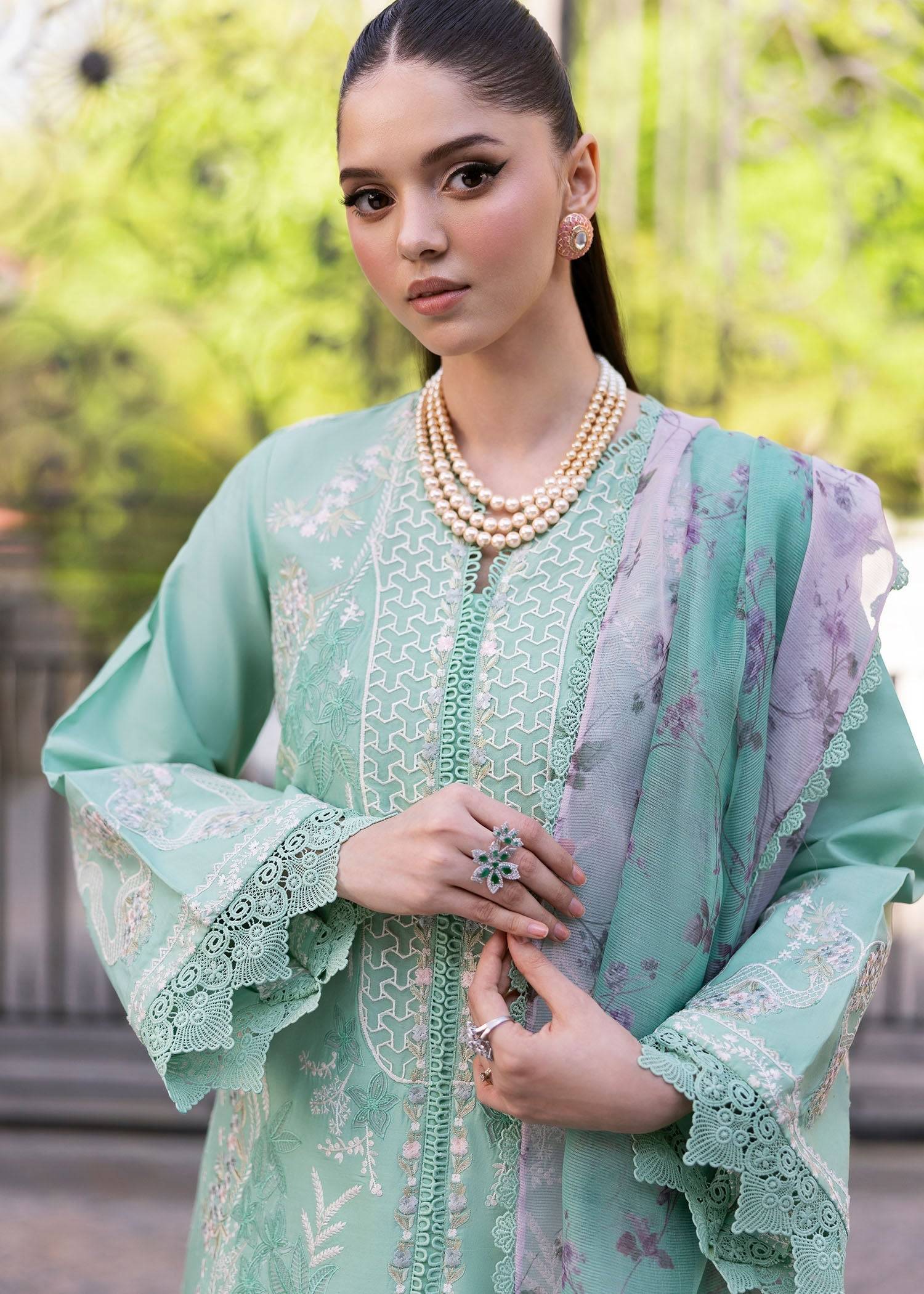 Saira Shakira | Bloom Lawn 25 | CHLOE 3-B by Maria Faisal - Registered Vendor of : Saira Shakira - type : Ladies Clothes - 100% original wedding dresses