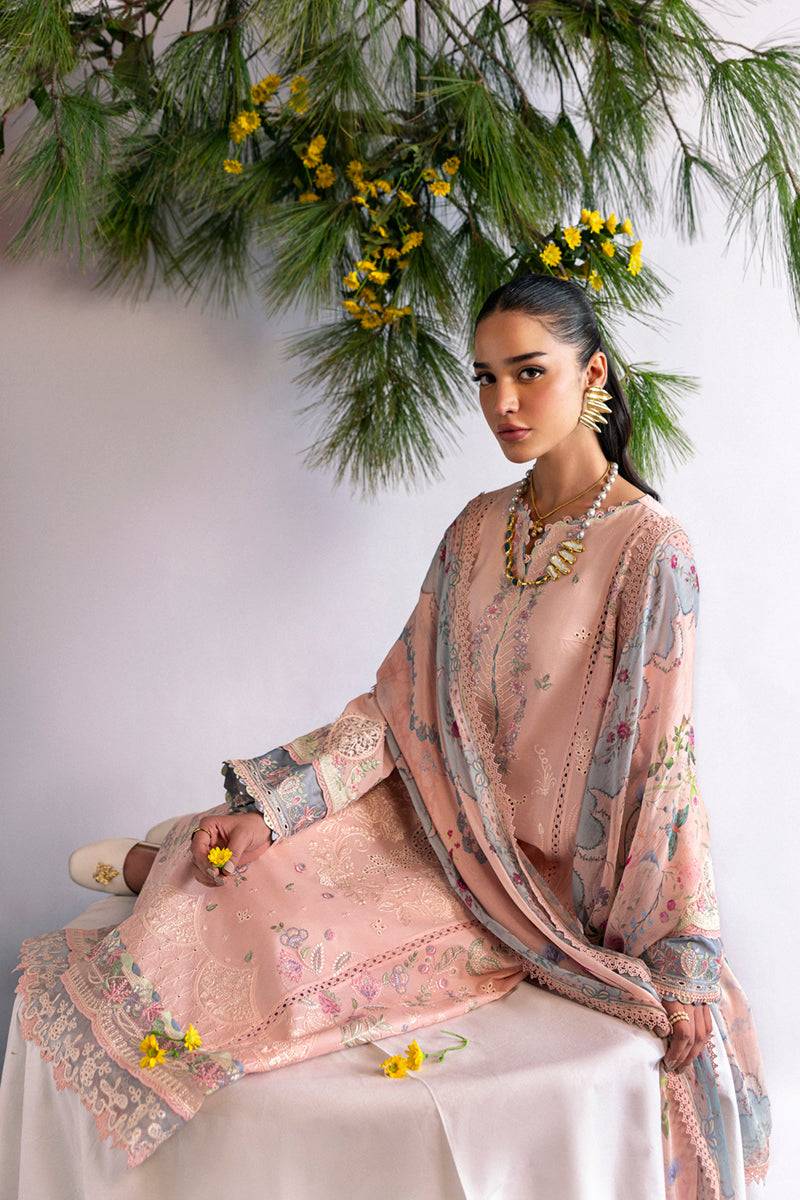 Qalamkar | Qlinekari Lawn | DC-11 Hedi by Maria Faisal - Registered Vendor of : Qalamkar - type : Ladies Clothes - 100% original wedding dresses