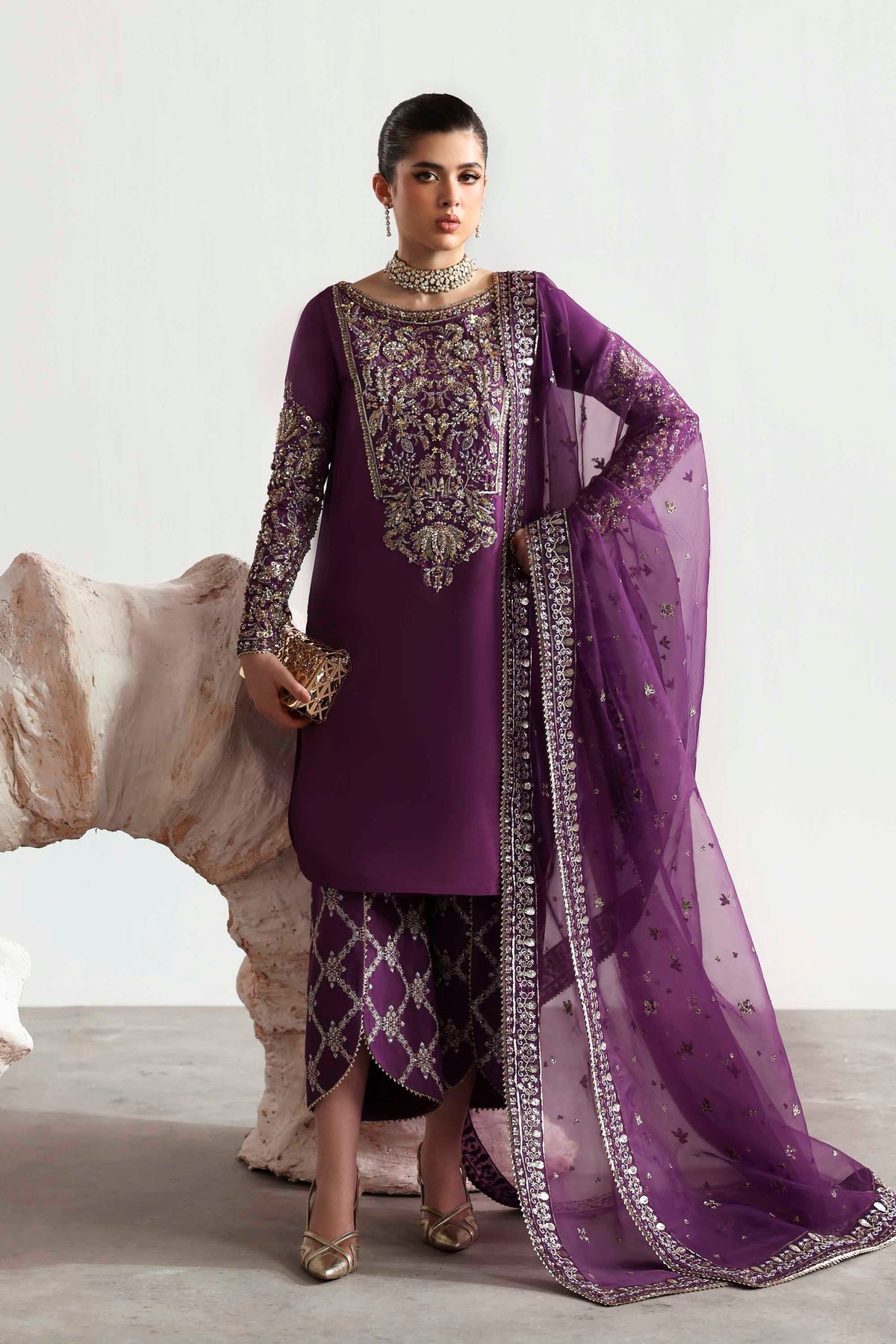 Lapis – authentic Pakistani dress from the Luxury Formals 25 collection for women in the UK