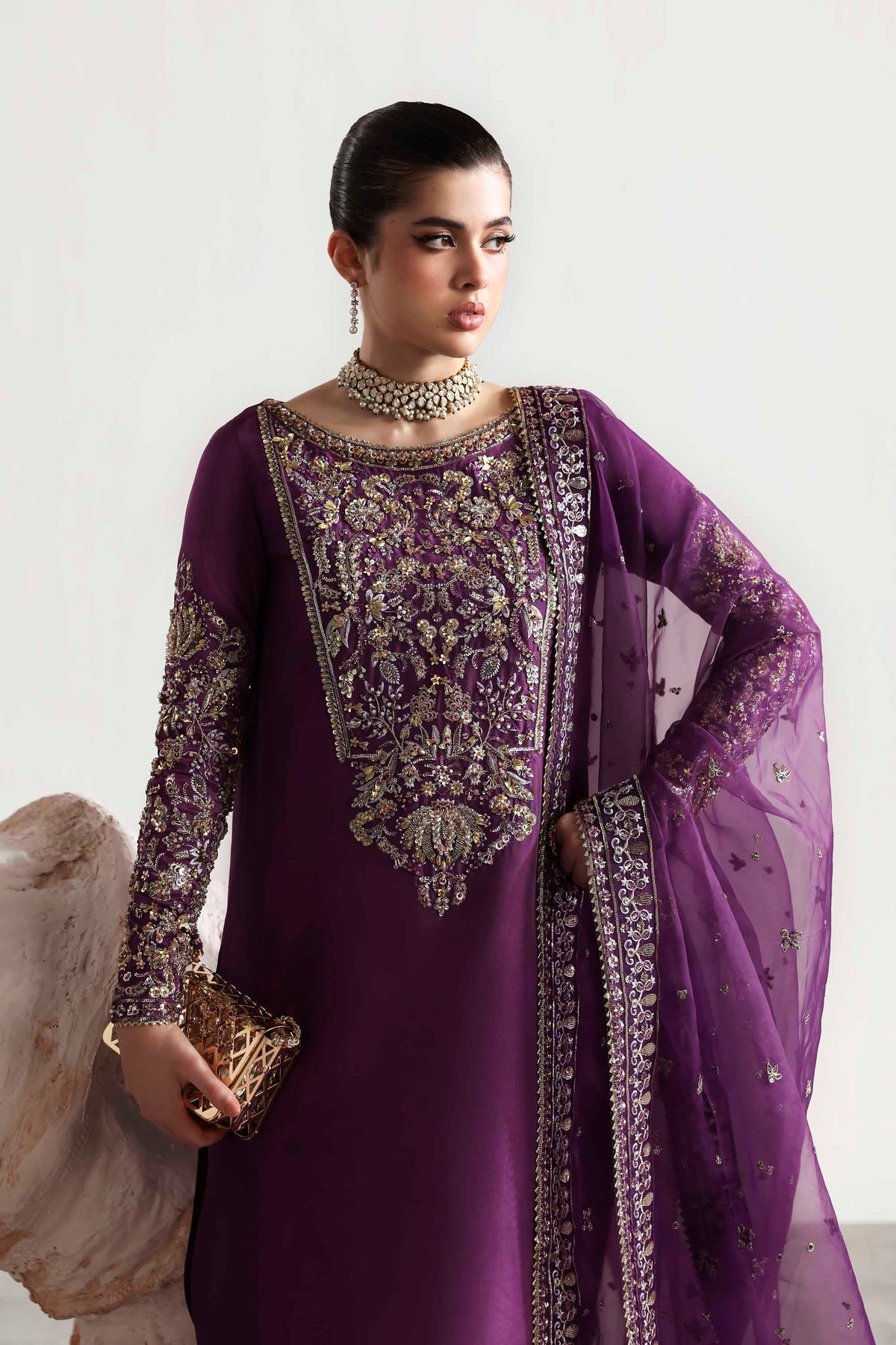 Lapis – authentic Pakistani dress from the Luxury Formals 25 collection for women in the UK