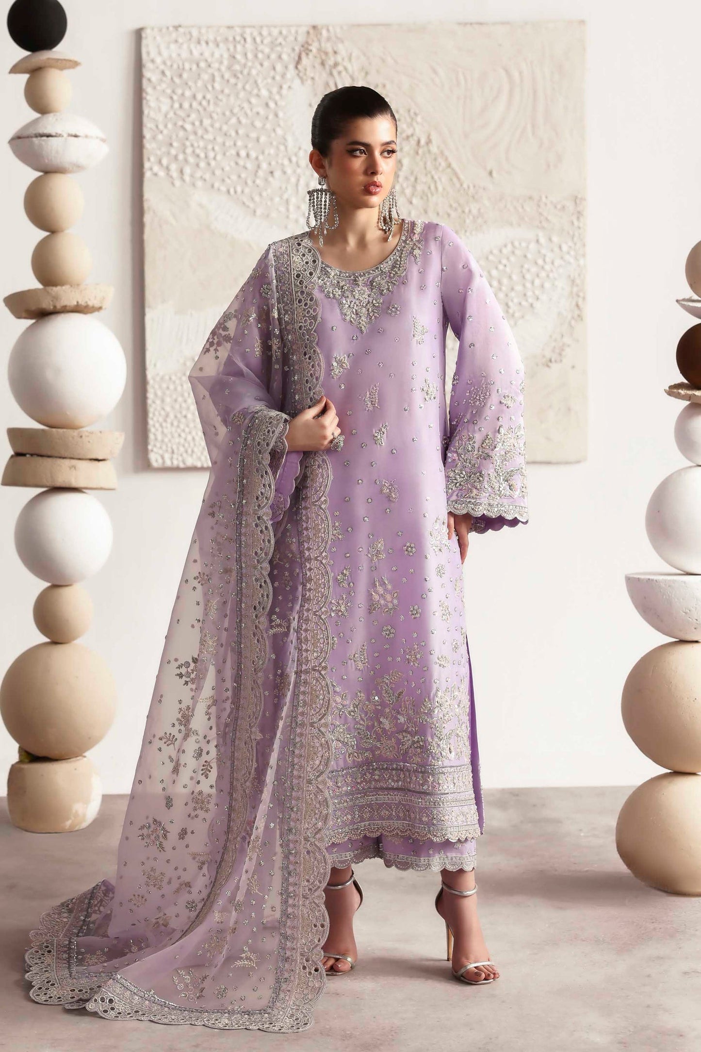 Champagne – authentic Pakistani dress from the Luxury Formals 25 collection for women in the UK