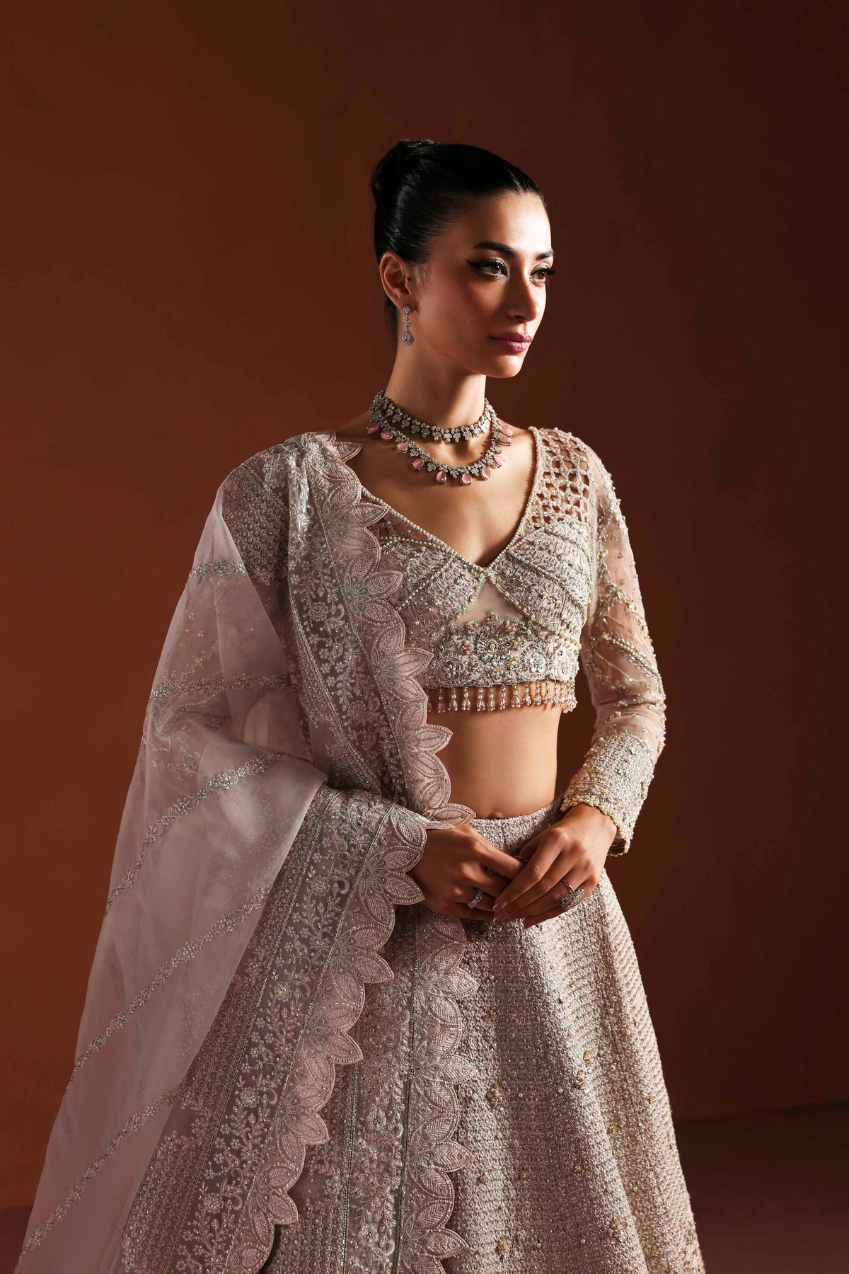 Akbar Aslam | Luxury Formals | Willow - Formal Dress - available at Maria Faisal in UK and USA.