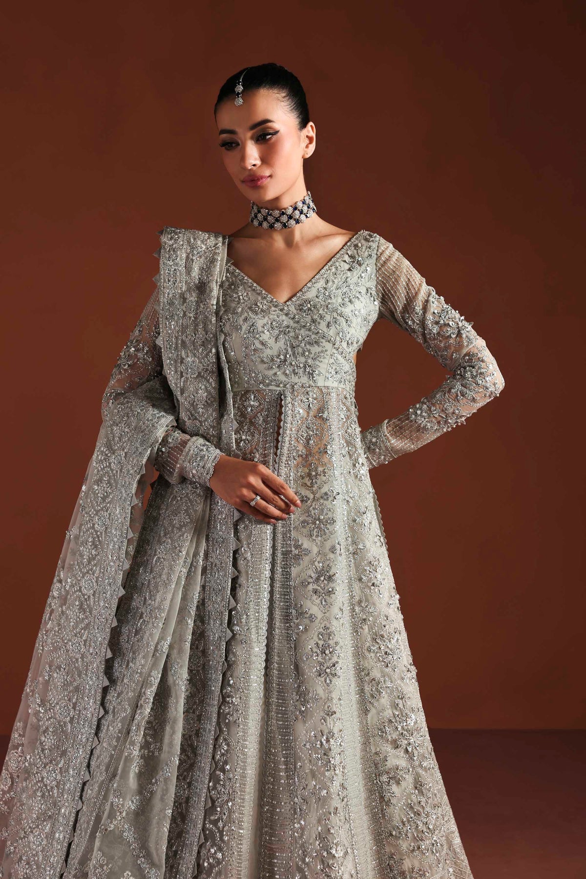 Akbar Aslam | Luxury Formals | Eden - Formal Dress - available at Maria Faisal in UK and USA.