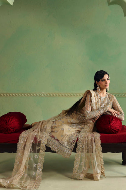 Akbar Aslam | Luxury Formals | Zareefa - Formal Dress - available at Maria Faisal in UK and USA.