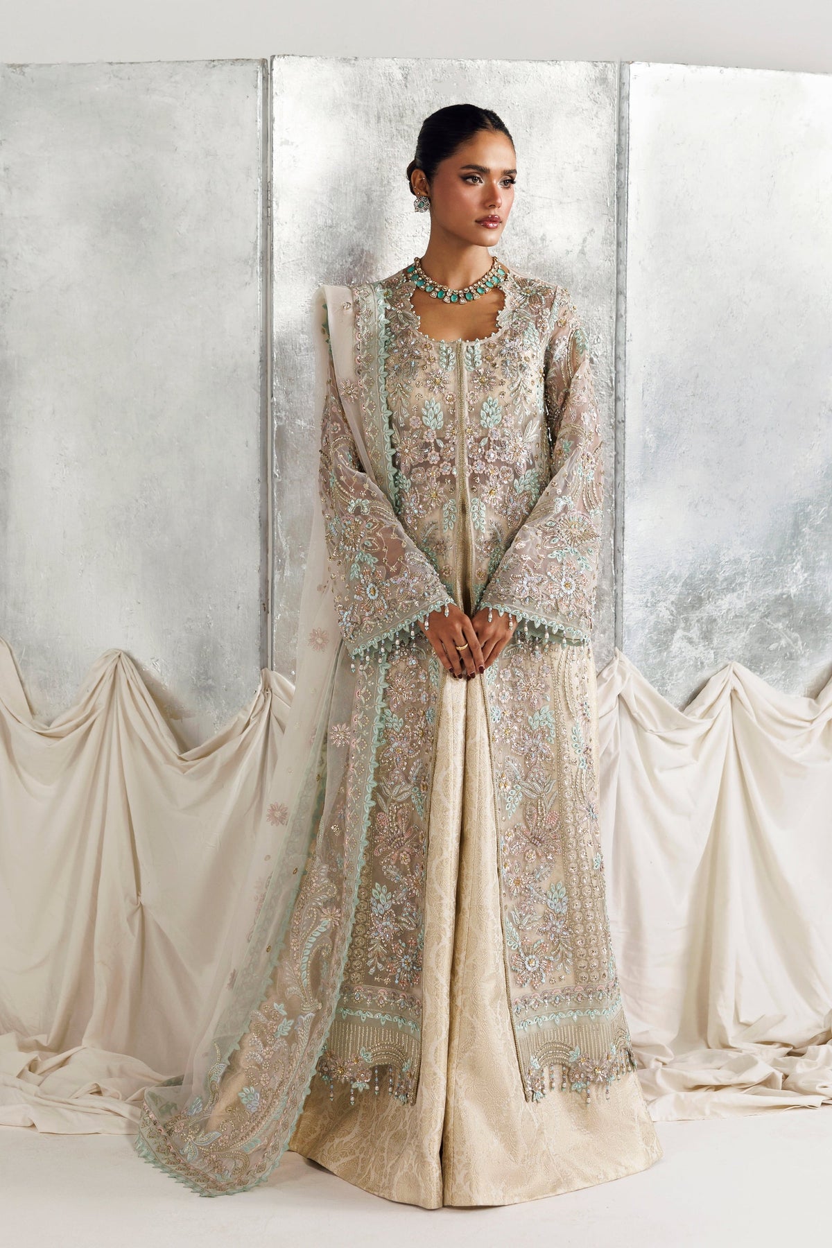 Akbar Aslam | Luxury Formals | Ruya - Formal Dress - available at Maria Faisal in UK and USA.