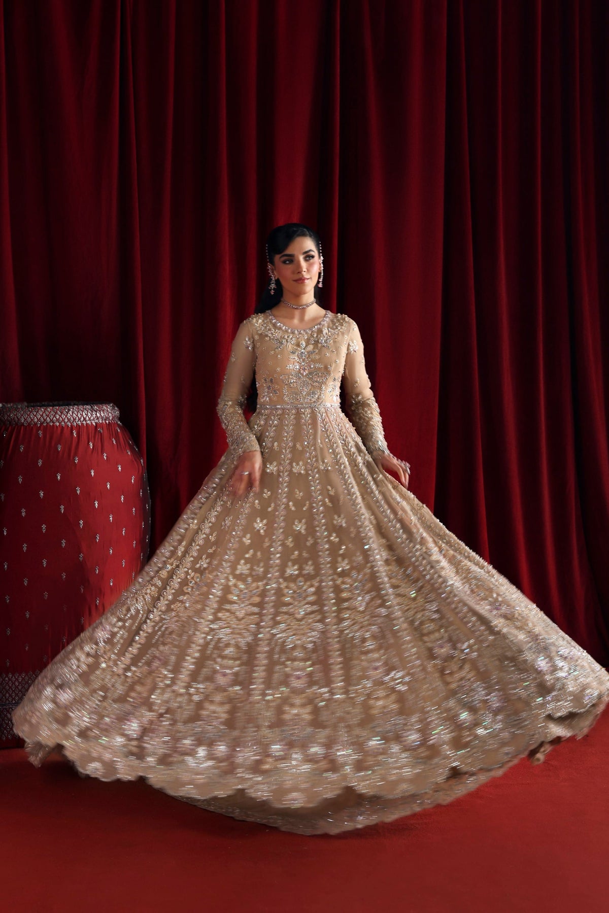 Akbar Aslam | Luxury Formals | Parisa - Formal Dress - available at Maria Faisal in UK and USA.