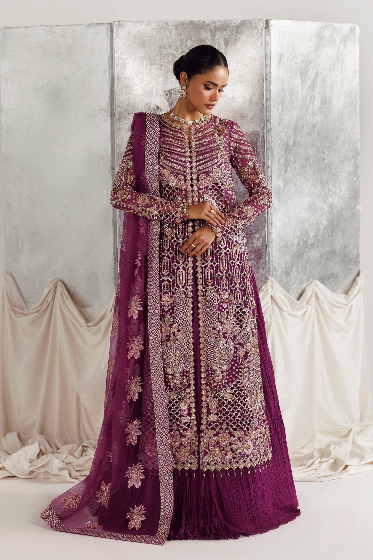 Akbar Aslam | Luxury Formals | Laira - Formal Dress - available at Maria Faisal in UK and USA.