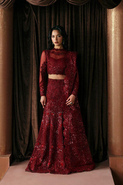 Afrozeh | La Fuchsia 26 | Lover - Formal Dress - available at Maria Faisal in UK and USA.