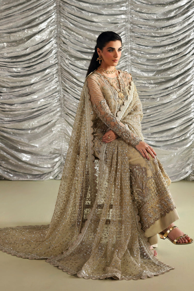 Akbar Aslam | Luxury Formals | Roshanara - Formal Dress - available at Maria Faisal in UK and USA.