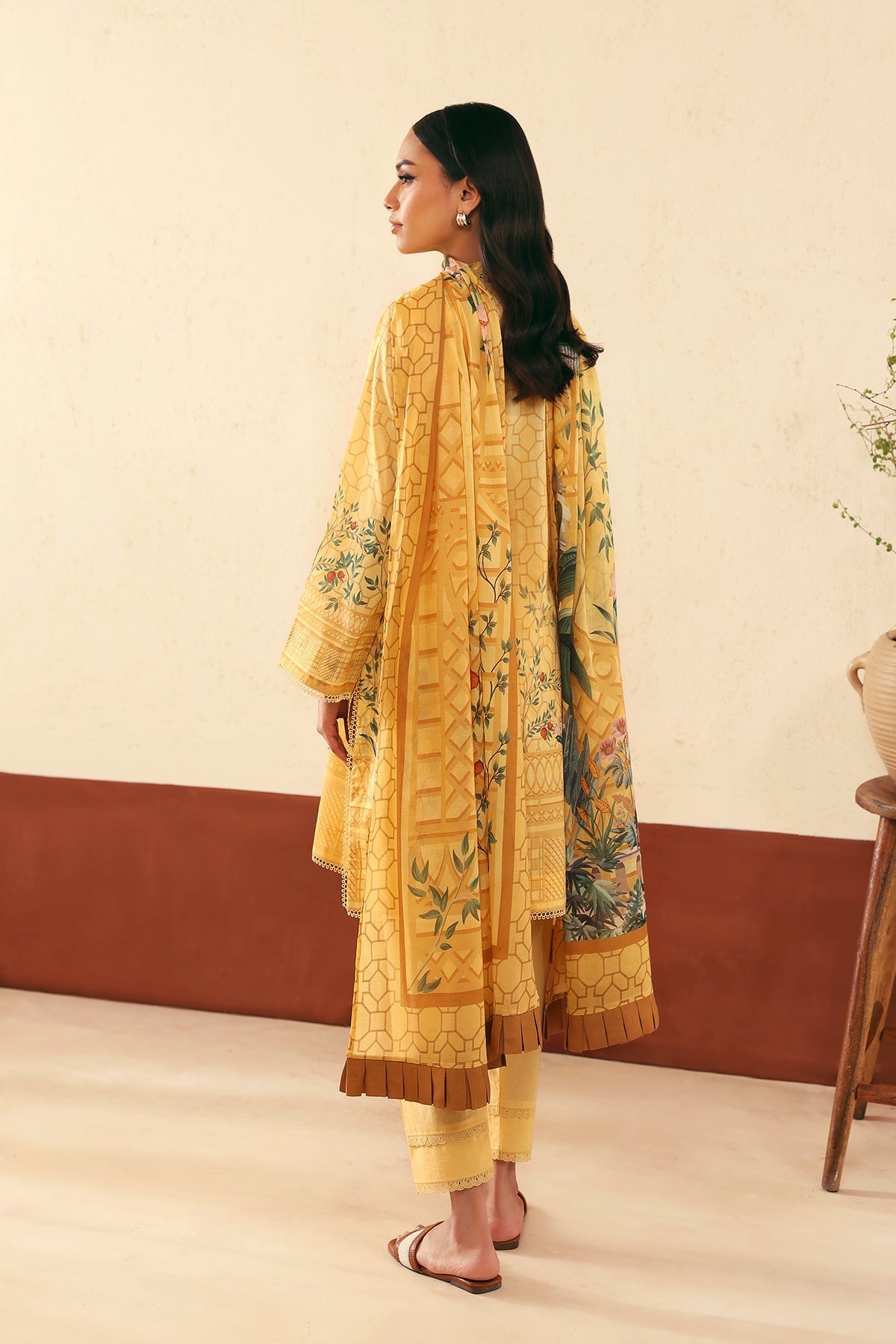 Sahar | Selene 25 | Golden Trellis by Maria Faisal - Registered Vendor of : Sahar - type : Ladies Clothes - 100% original wedding dresses