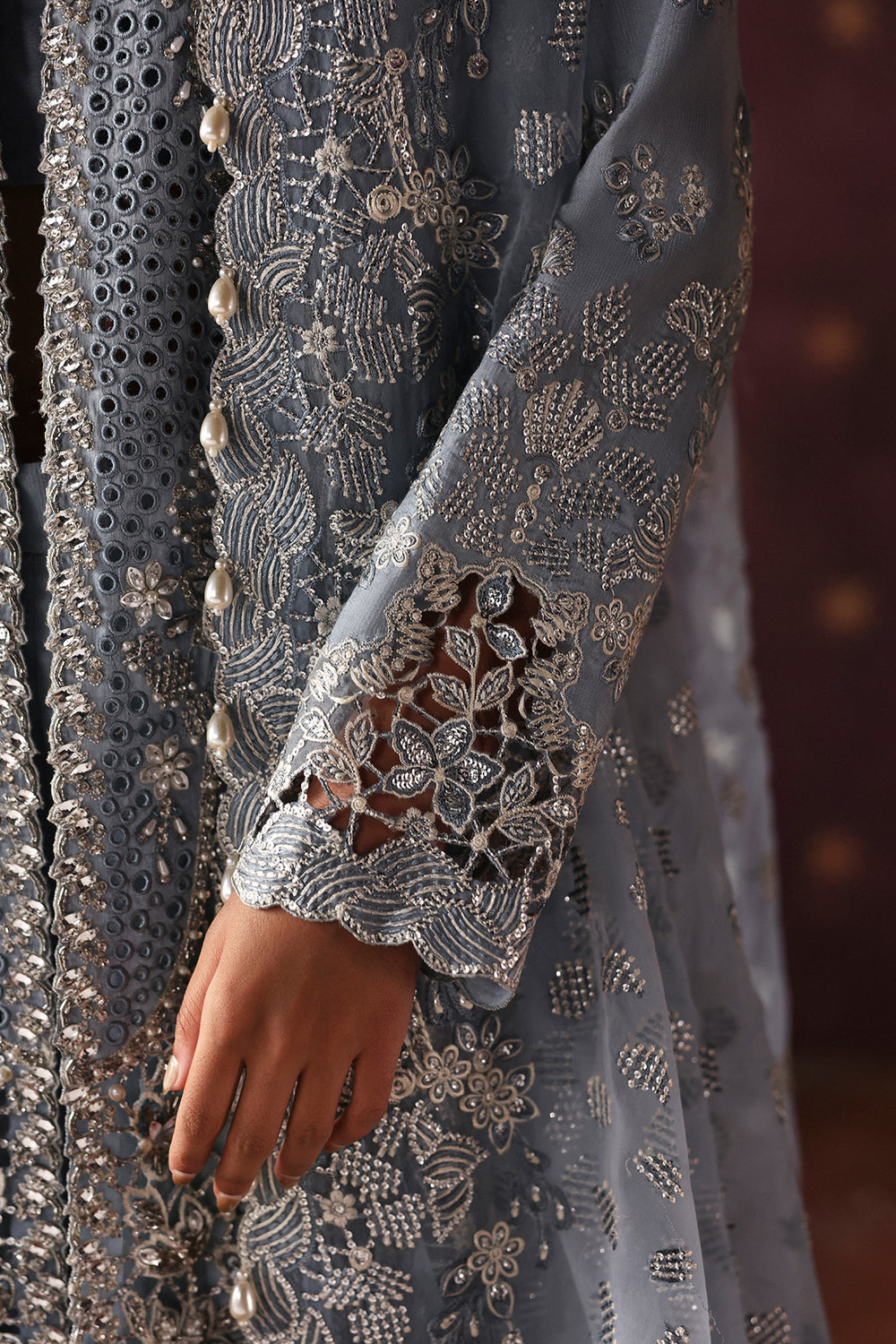 Afrozeh | La Fuchsia 26 | MAGICIAN - Formal Dress - available at Maria Faisal in UK and USA.