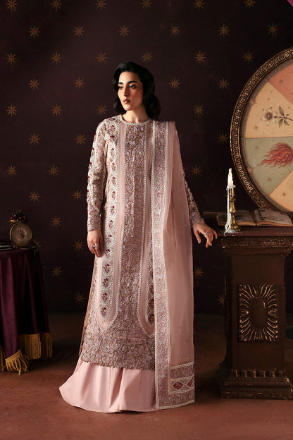 Afrozeh | La Fuchsia 26 | Hermit - Formal Dress - available at Maria Faisal in UK and USA.