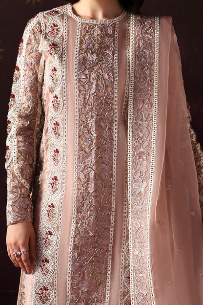 Afrozeh | La Fuchsia 26 | Hermit - Formal Dress - available at Maria Faisal in UK and USA.