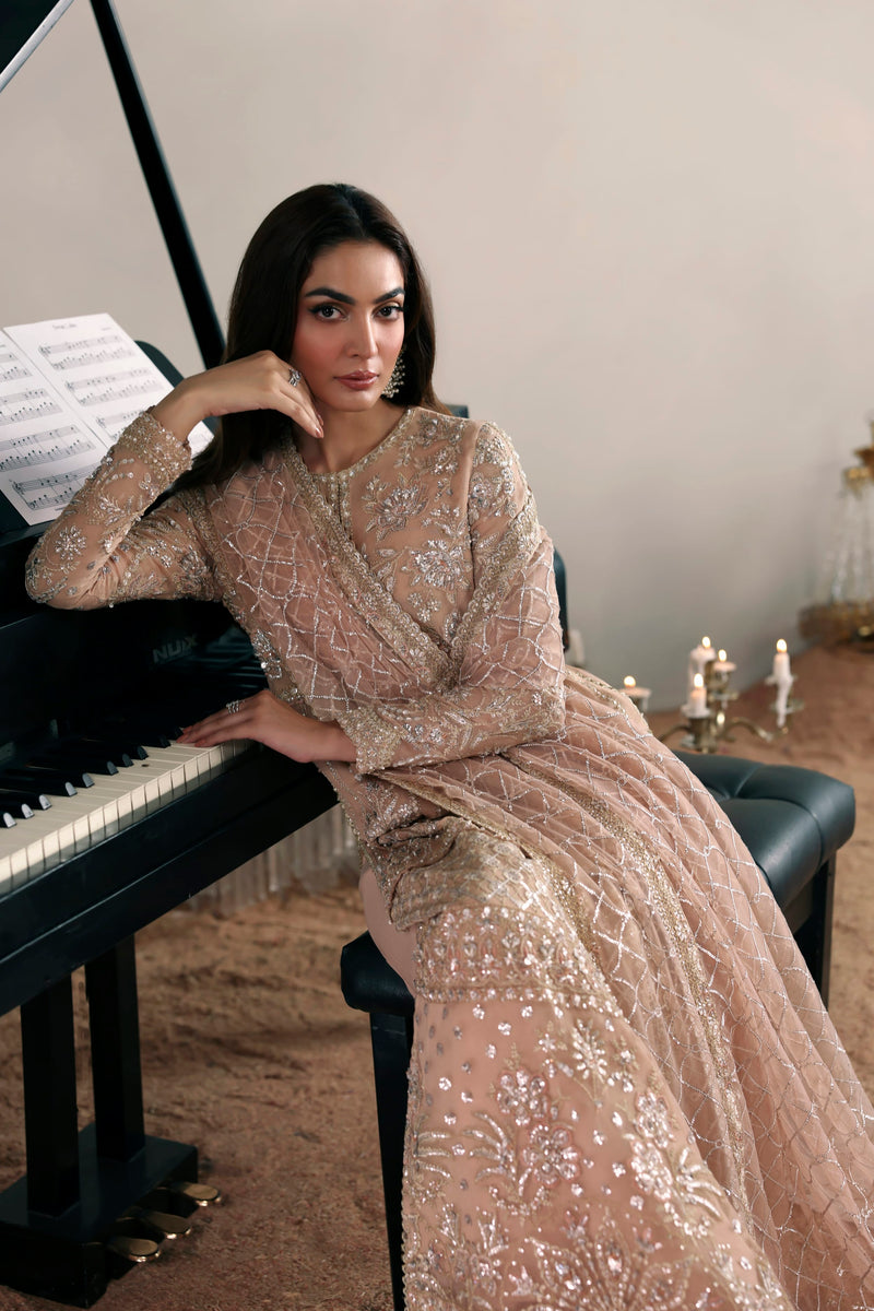 Akbar Aslam | Luxury Formals | Elodie - Formal Dress - available at Maria Faisal in UK and USA.