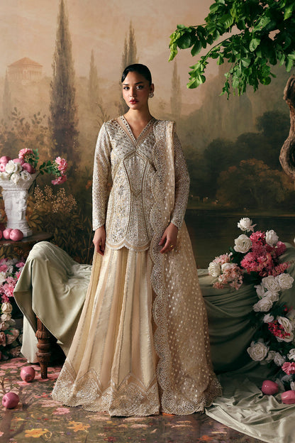Afrozeh | La Fuchsia 26 | Emperor - Formal Dress - available at Maria Faisal in UK and USA.