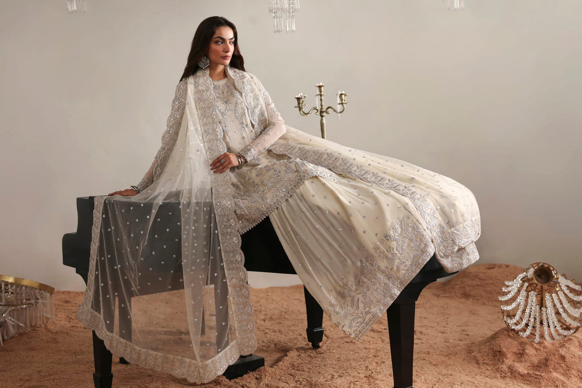 Akbar Aslam | Luxury Formals | Estelle - Formal Dress - available at Maria Faisal in UK and USA.
