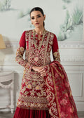 Crimson | A Beautiful Chaos Wedding Collection | Artisan Story - Designer Dress with Intricate embroidery and embellishments. Shop elegent wedding dress at Maria Faisal.