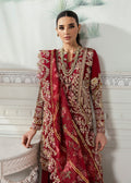 Crimson | A Beautiful Chaos Wedding Collection | Artisan Story - Designer Dress with Intricate embroidery and embellishments. Shop elegent wedding dress at Maria Faisal.