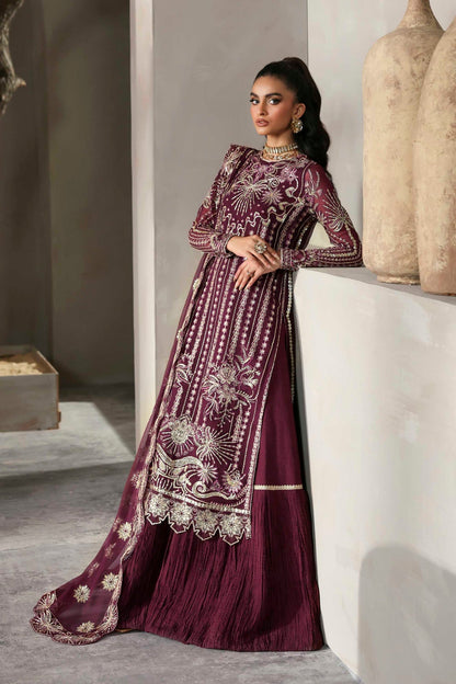 Akbar Aslam | Meeras Luxury Chiffon 25 | Mahin - Formal Dress - available at Maria Faisal in UK and USA.