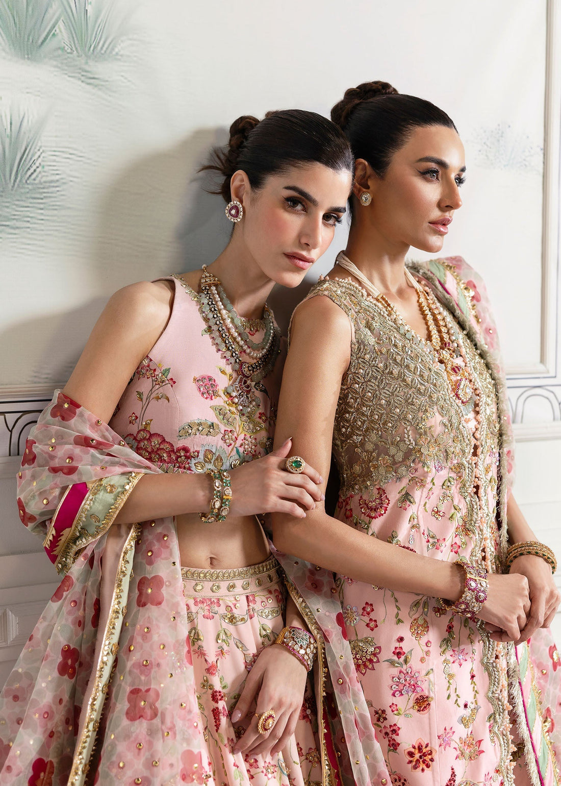 Crimson | A Beautiful Chaos Wedding Collection | Crystal Chinoiserie - Designer Dress with Intricate embroidery and embellishments. Shop elegent wedding dress at Maria Faisal.