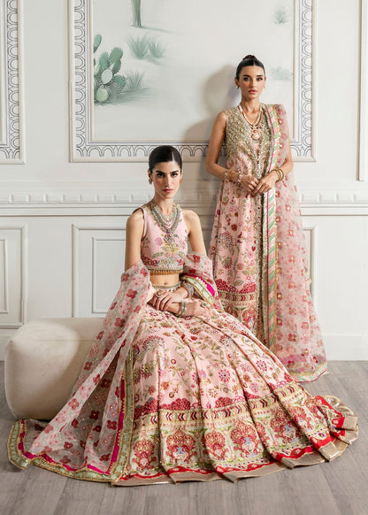 Crimson | A Beautiful Chaos Wedding Collection | Crystal Chinoiserie - Ladies Clothes - Maria Faisal