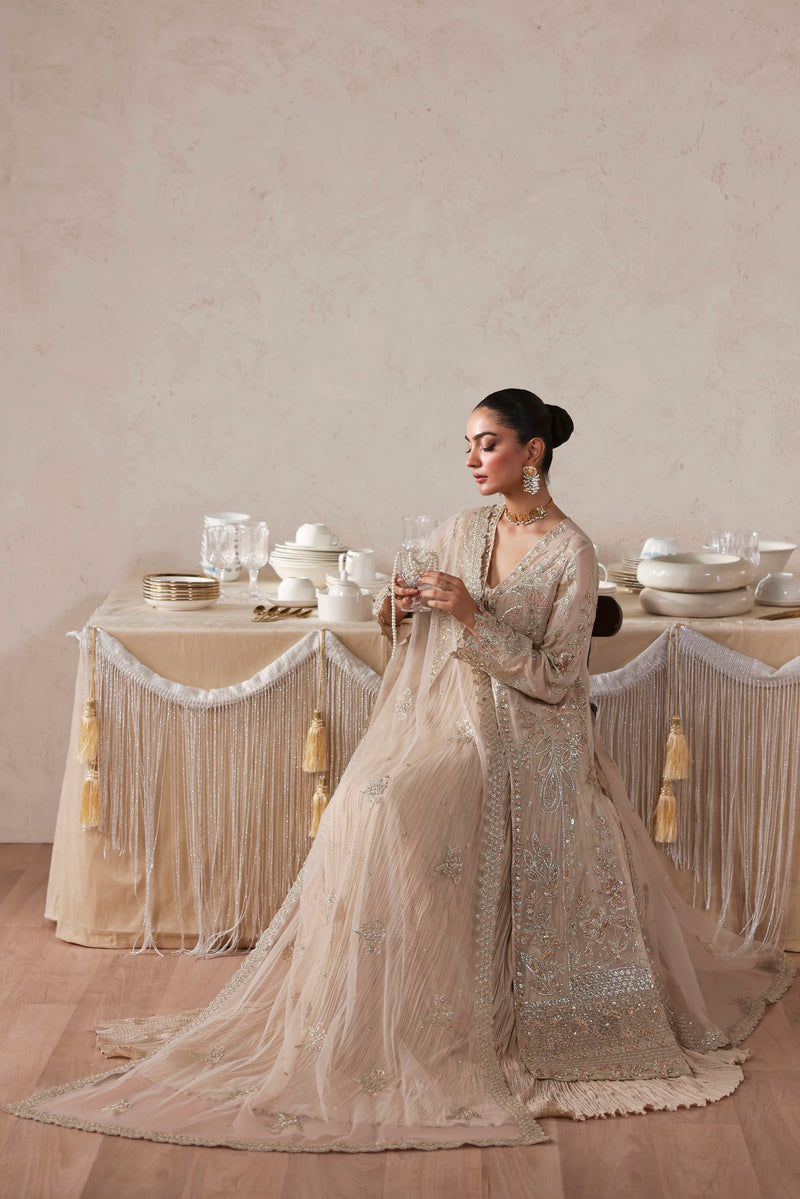 Akbar Aslam | Luxury Formals | Marceline - Formal Dress - available at Maria Faisal in UK and USA.