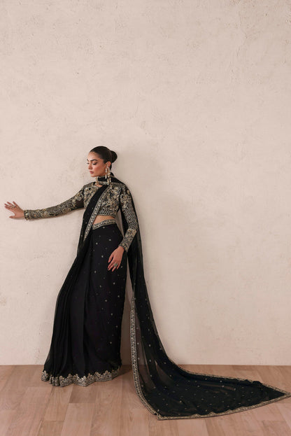 Akbar Aslam | Luxury Formals | Amoura - Formal Dress - available at Maria Faisal in UK and USA.