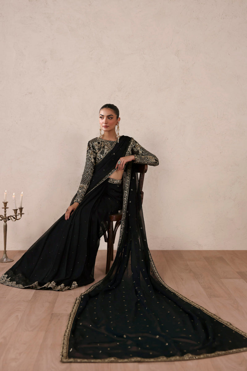 Akbar Aslam | Luxury Formals | Amoura - Formal Dress - available at Maria Faisal in UK and USA.