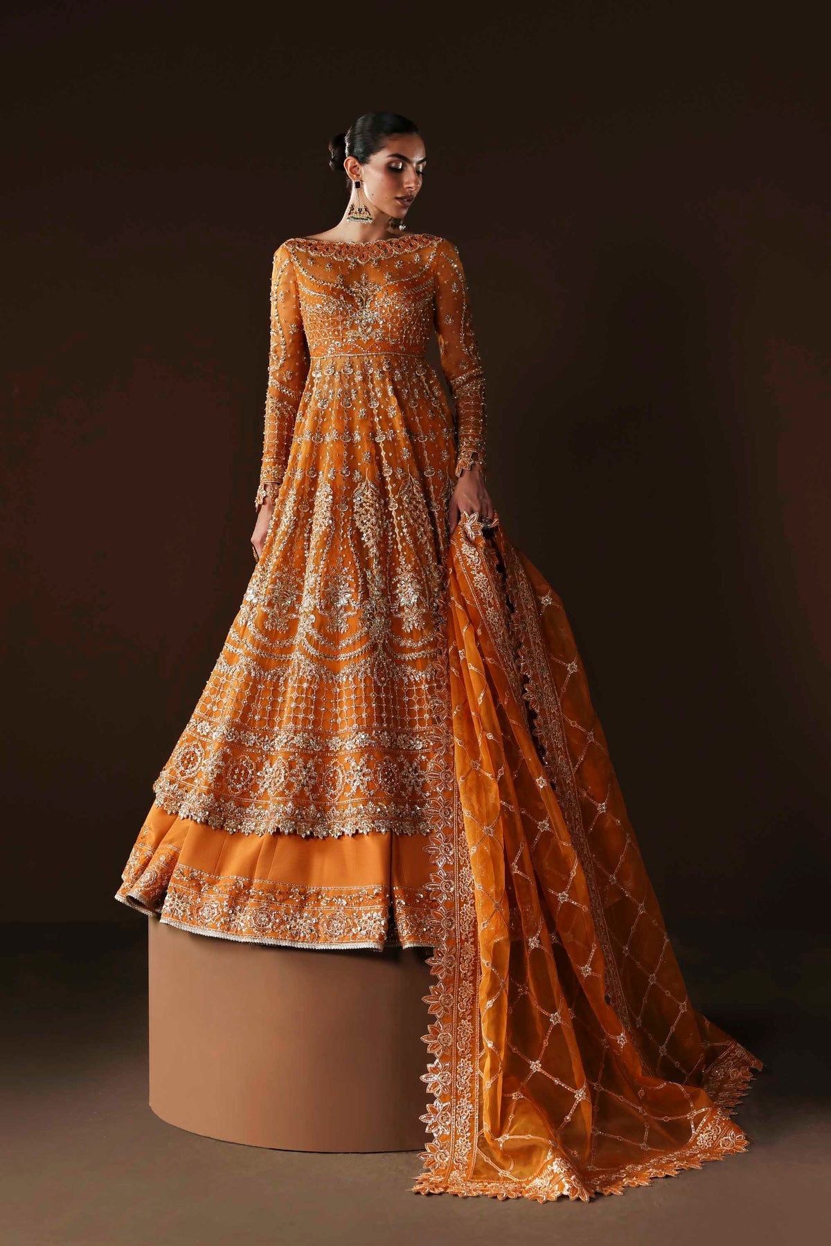 Akbar Aslam | Luxury Formals | Muselet - Formal Dress - available at Maria Faisal in UK and USA.