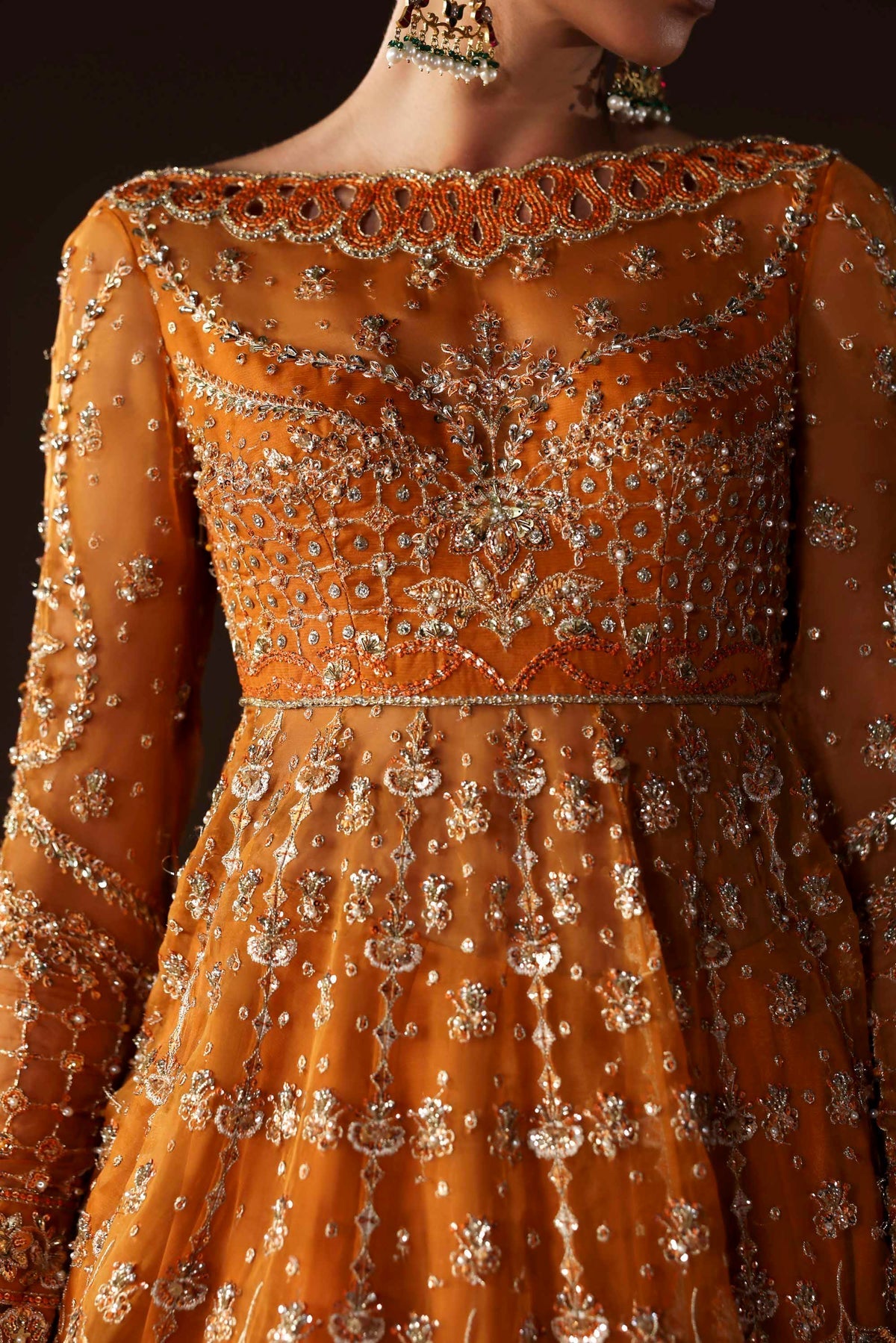 Akbar Aslam | Luxury Formals | Muselet - Formal Dress - available at Maria Faisal in UK and USA.