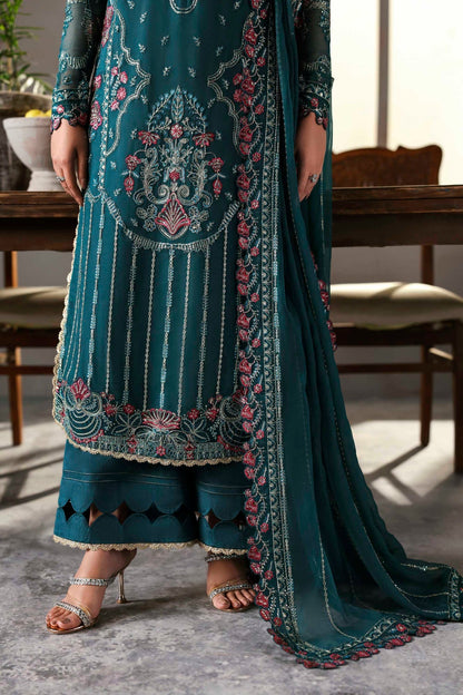 Akbar Aslam | Meeras Luxury Chiffon 25 | Scarzia - Formal Dress - available at Maria Faisal in UK and USA.