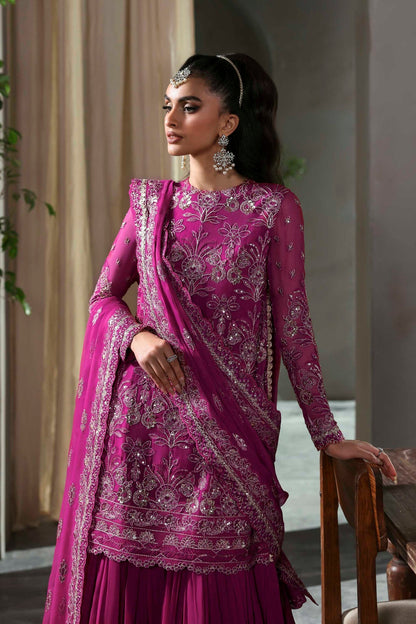 Akbar Aslam | Meeras Luxury Chiffon 25 | Mehzar - Formal Dress - available at Maria Faisal in UK and USA.