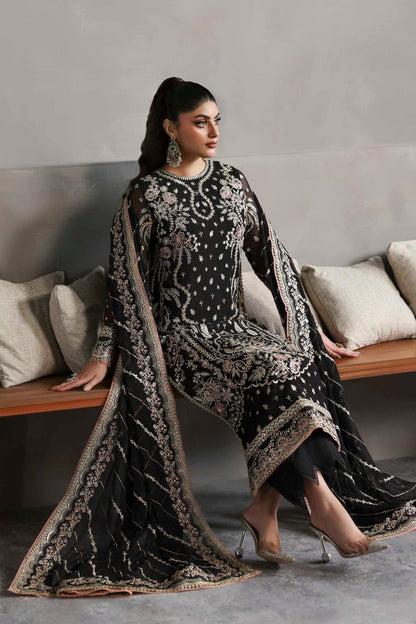 Akbar Aslam | Meeras Luxury Chiffon 25 | Zehmaya - Formal Dress - available at Maria Faisal in UK and USA.