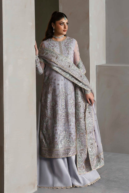 Akbar Aslam | Meeras Luxury Chiffon 25 | Emeraya - Formal Dress - available at Maria Faisal in UK and USA.