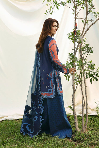 Afrozeh | A Lawn 26 | AVAIA - Luxury Dress - available at Maria Faisal in UK and USA.