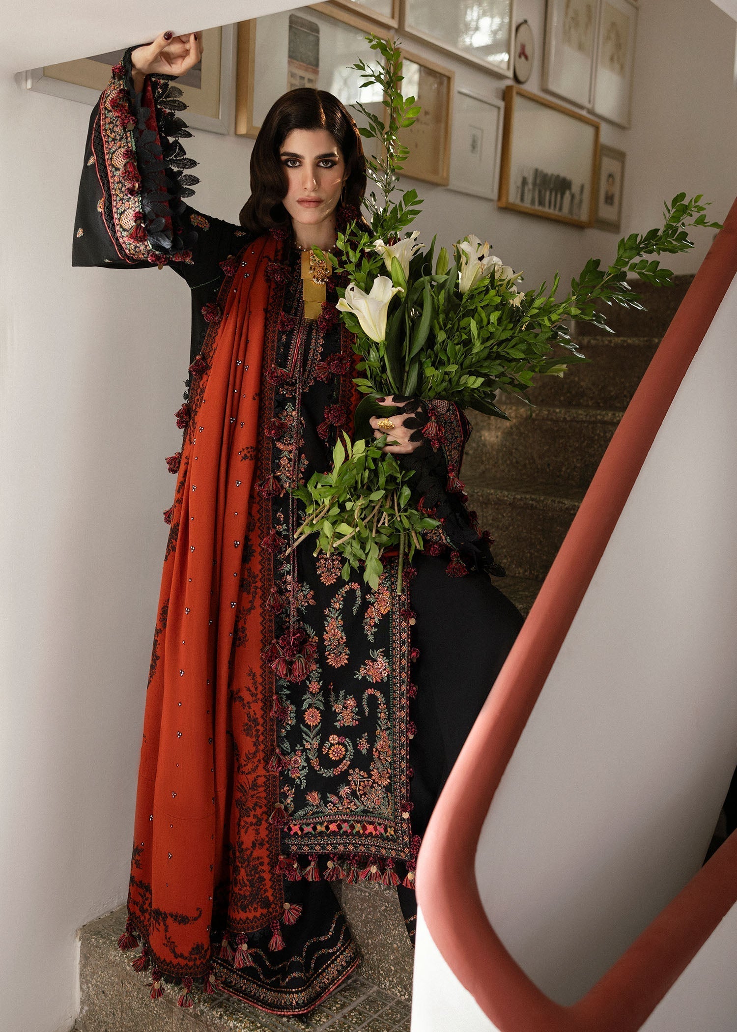Hussain Rehar | Karandi Winter 24 | Sahe - Ladies Clothes - Maria Faisal