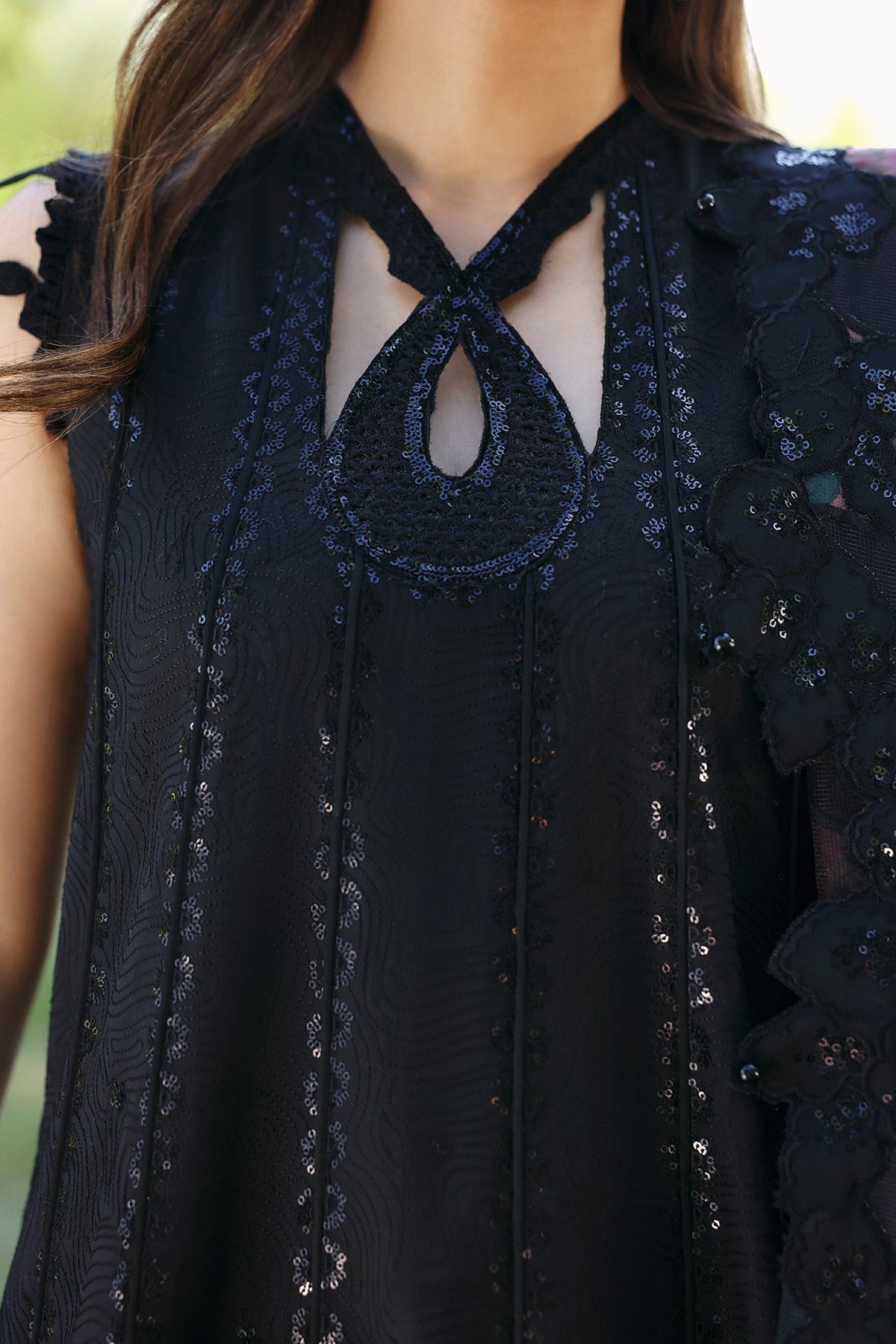 Afrozeh | A Lawn 26 | AURAVIE - Luxury Dress - available at Maria Faisal in UK and USA.