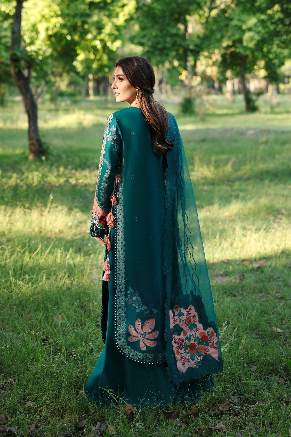 Afrozeh | A Lawn 26 | DALIYA - Luxury Dress - available at Maria Faisal in UK and USA.