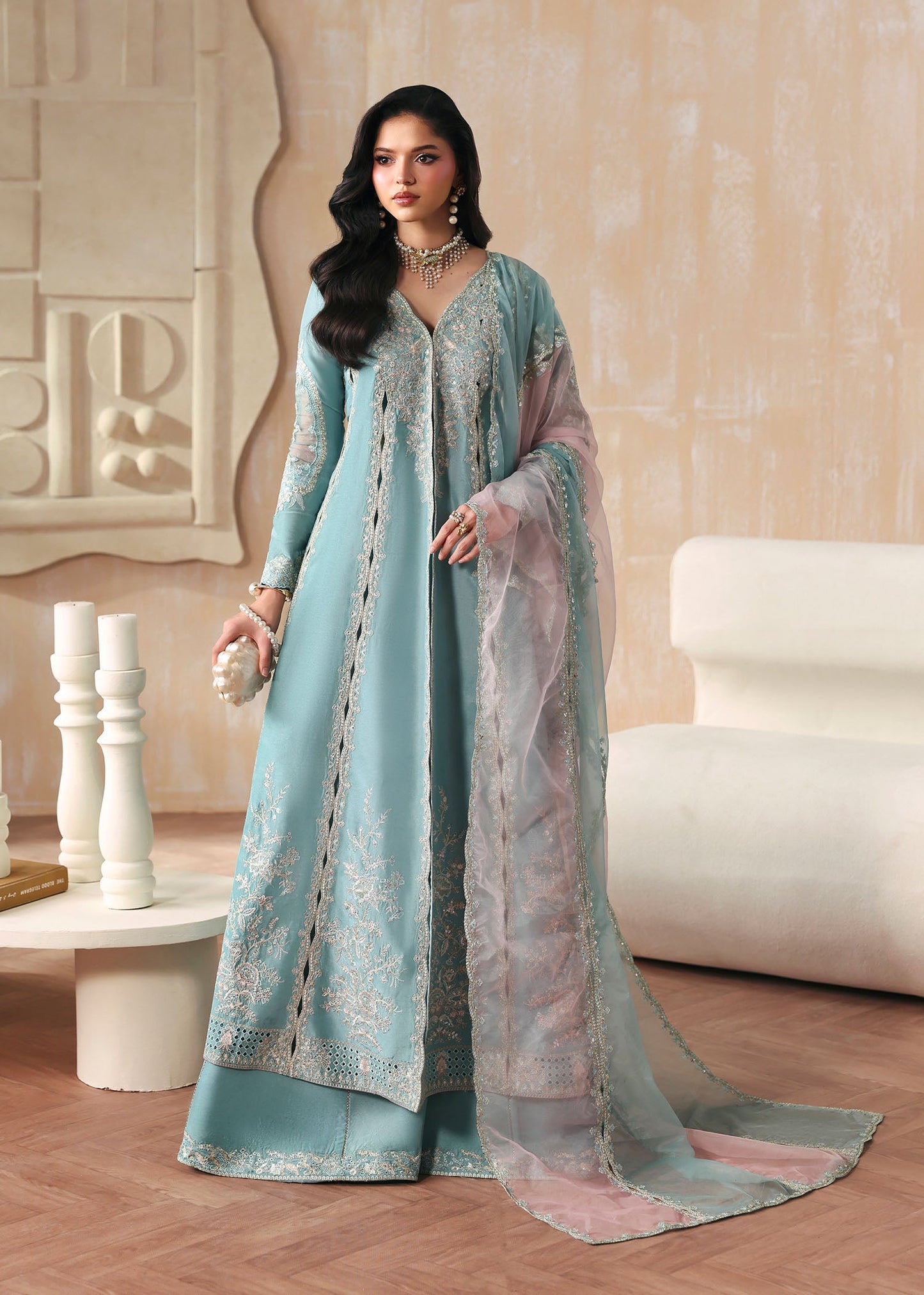 Kanwal Malik | Rea Luxury Pret 26 | Triana - Luxury Dress - available at Maria Faisal in UK and USA.
