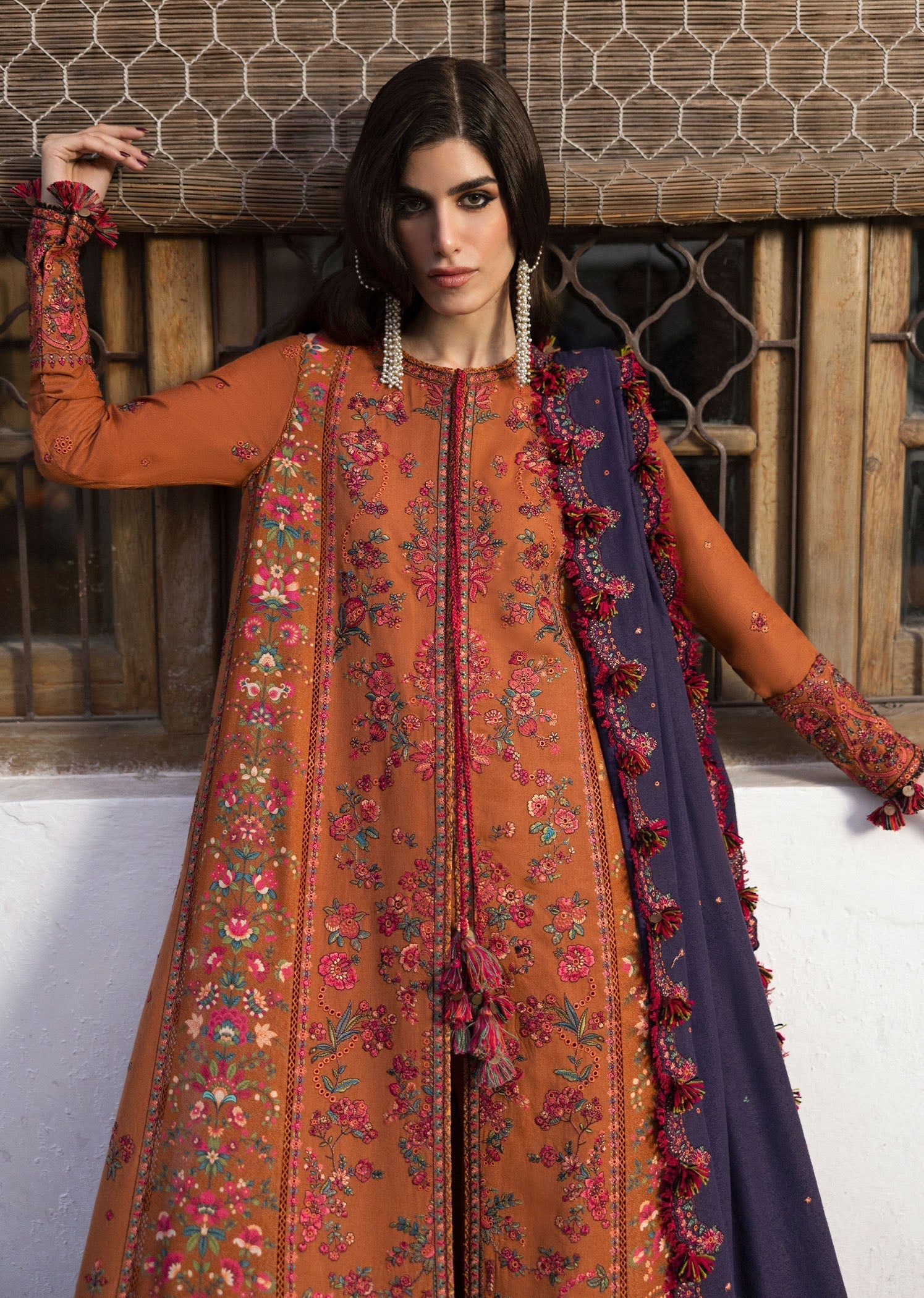 Hussain Rehar | Karandi Winter 24 | Kamal - Ladies Clothes - Maria Faisal