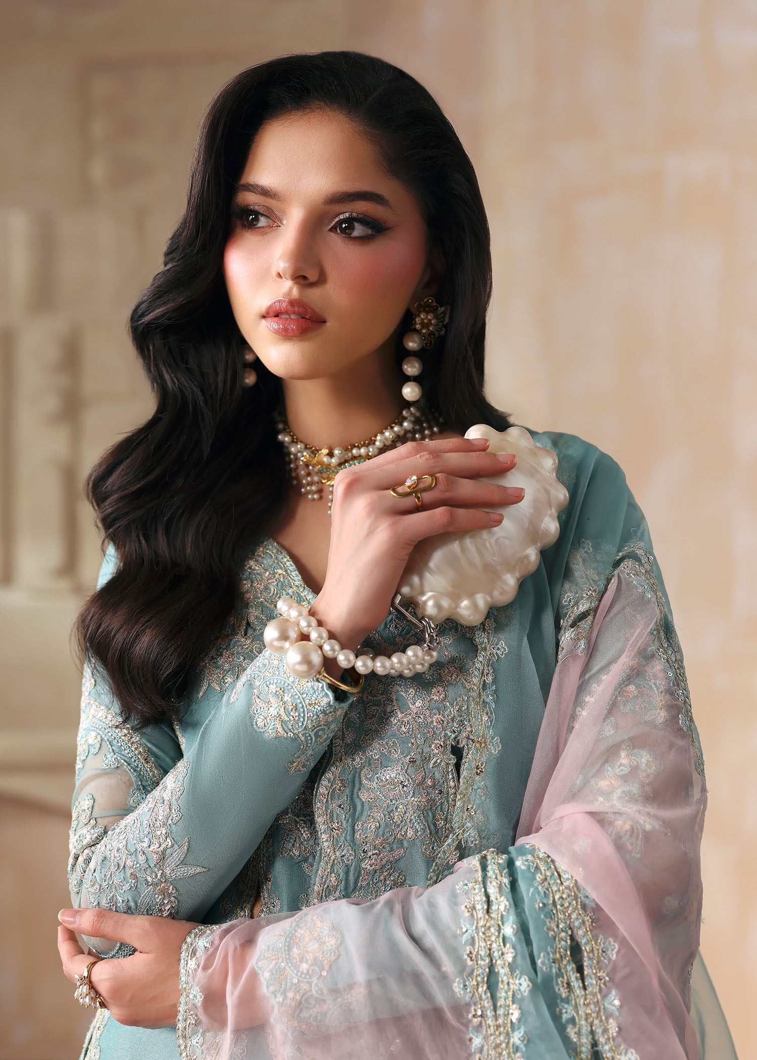 Kanwal Malik | Rea Luxury Pret 26 | Triana - Luxury Dress - available at Maria Faisal in UK and USA.