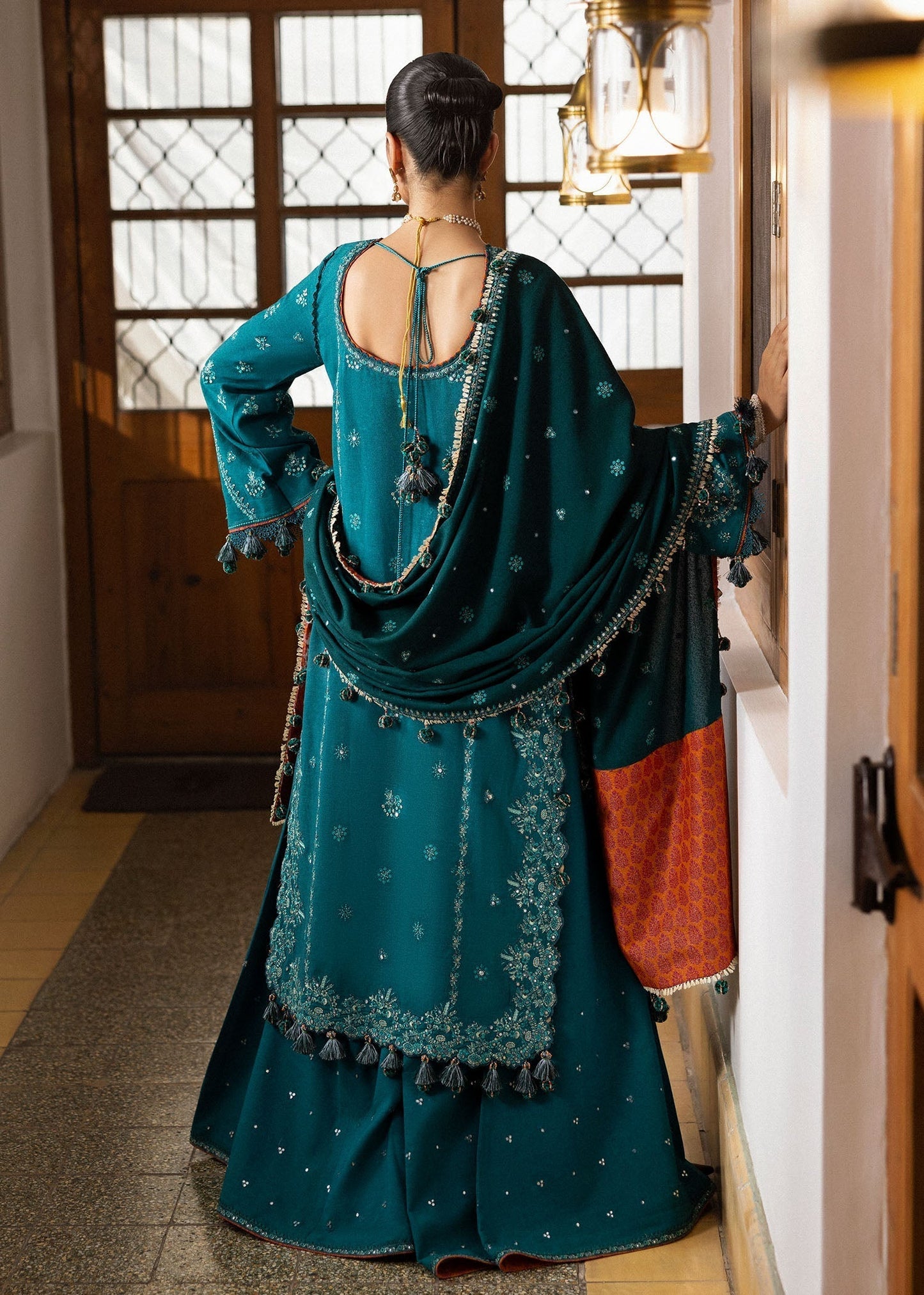 Hussain Rehar | Karandi Winter 24 | Durk - Ladies Clothes - Maria Faisal