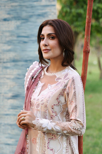 Afrozeh | A Lawn 26 | ZEYAM - Luxury Dress - available at Maria Faisal in UK and USA.